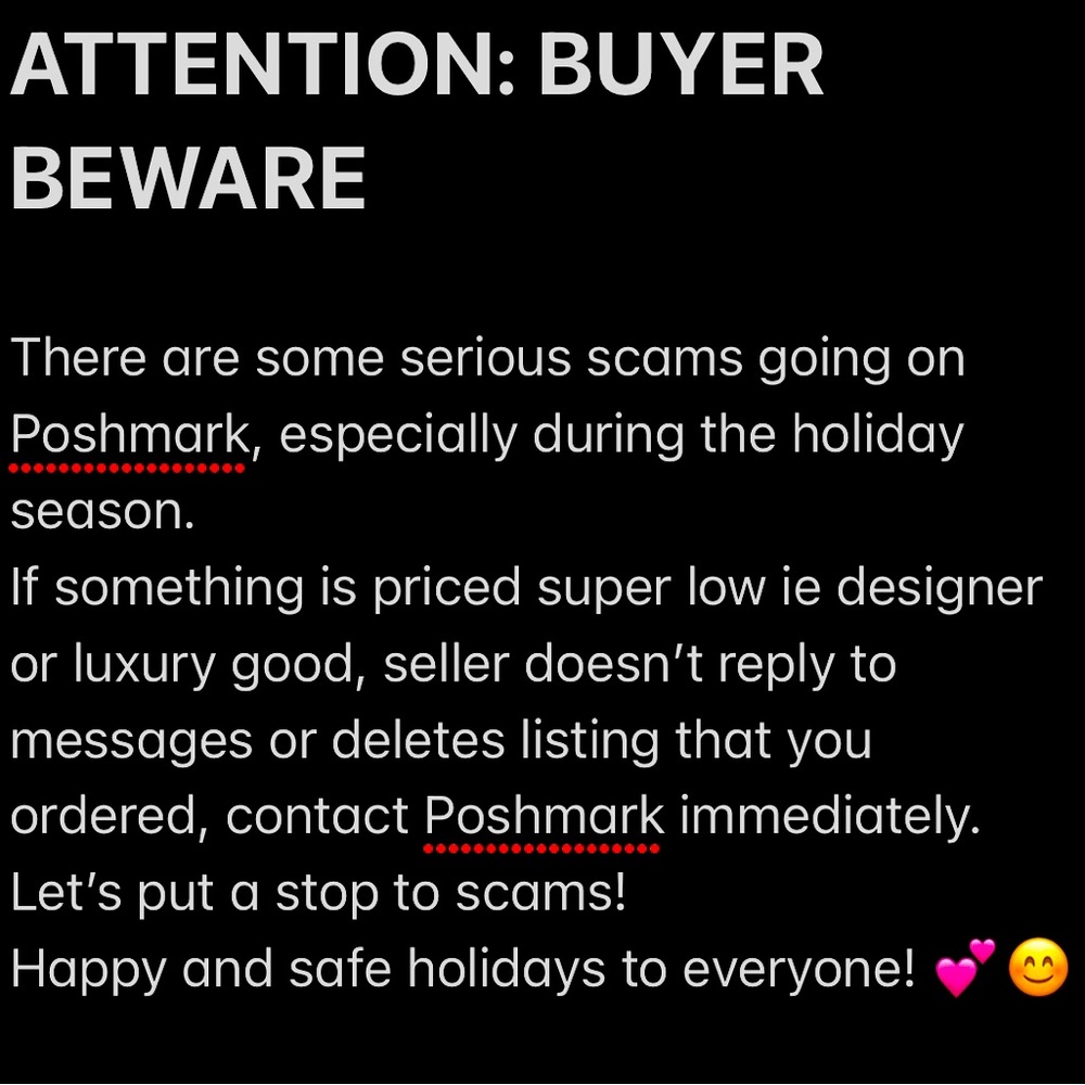 Buyers beware! Scams happening on Poshmark